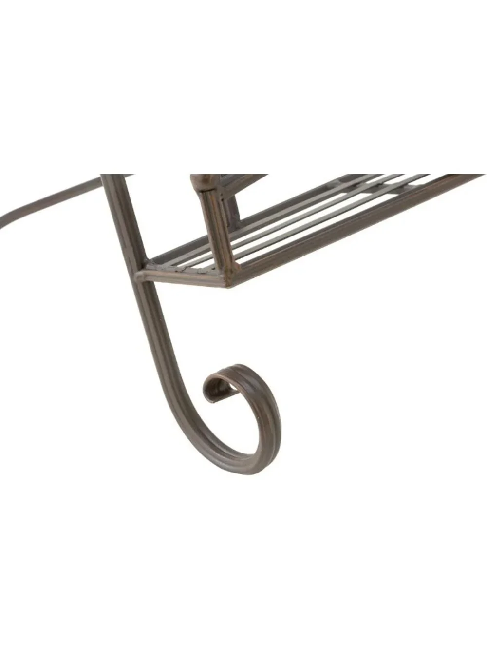 Adjustable Metal Cookbook Stand - Swirl Design for Cookbooks, Tablets & Recipes